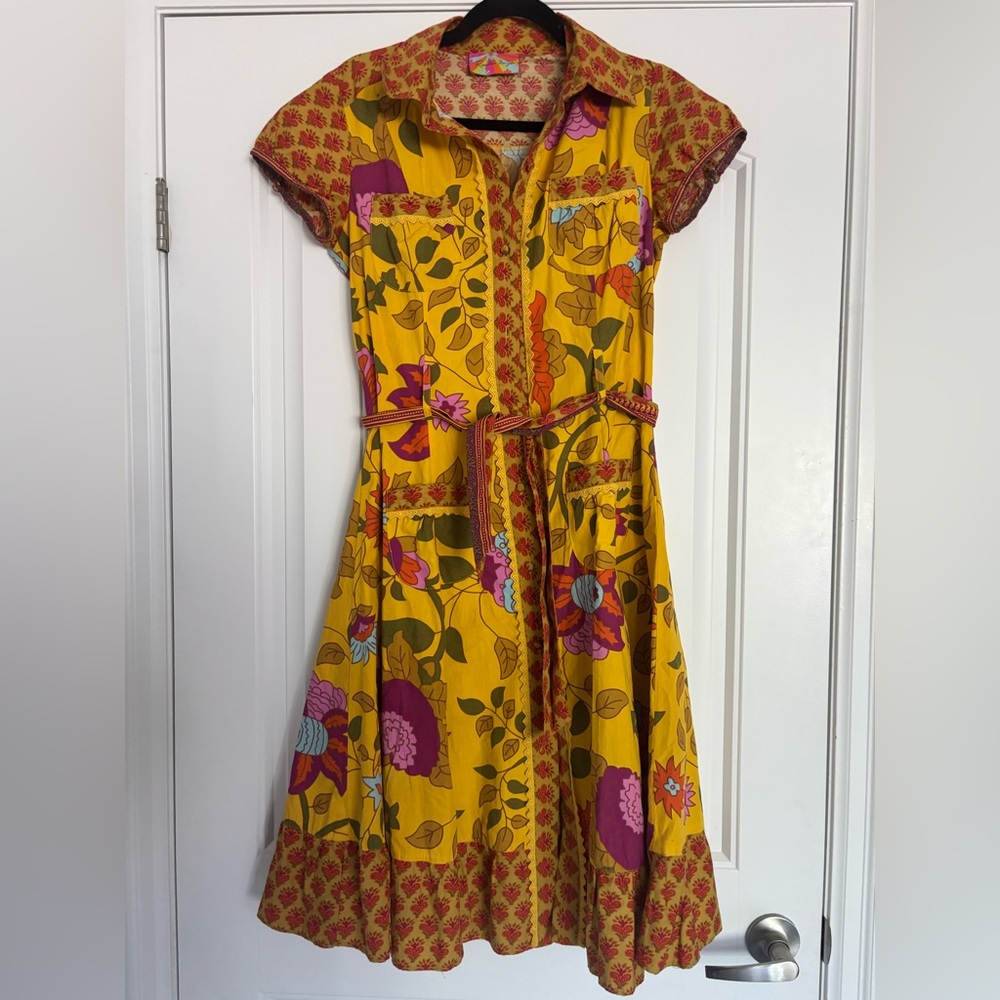 Floral Yellow Dress